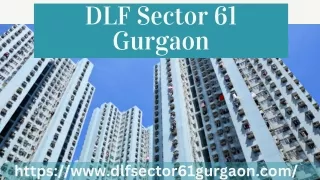DLF Sector 61 Gurgaon | 2/3/4 BHK Residences