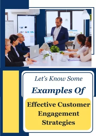 Effective Customer Engagement Strategies