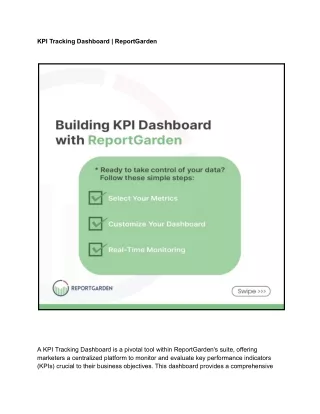 KPI Tracking Dashboard _ ReportGarden