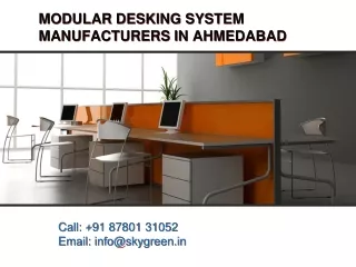 Modular Desking System Manufacturers in Ahmedabad