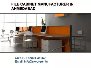 File Cabinet Manufacturer in Ahmedabad