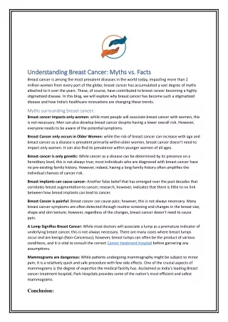 Understanding Breast Cancer Myths vs Facts