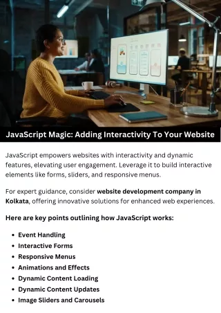 JavaScript Magic: Adding Interactivity to Your Website