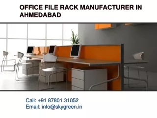 Office File Rack Manufacturer in Ahmedabad