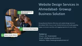 Web Designing Company in Ahmedabad, Website Design services in Ahmedabad