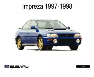 1998 Subaru Impreza Service Repair Manual