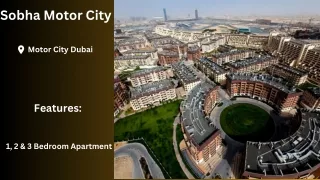Sobha Motor City At Dubai E- Broucher