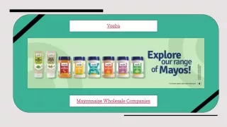 Mayonnaise companies in India