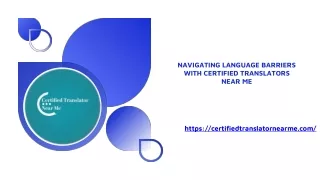 Navigating Language Barriers with Certified Translators Near Me