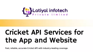 Cricket Live Line API