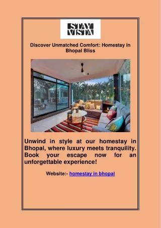 homestay in bhopal