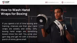 How to Wash Hand Wraps for Boxing