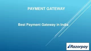 Payment Gateways -