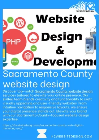 Sacramento County website design