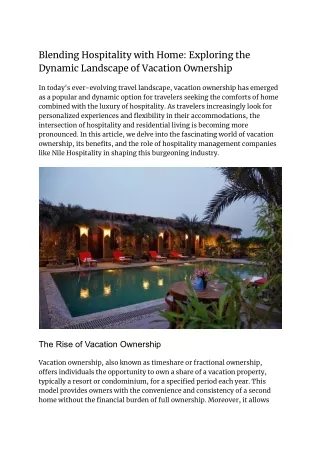 Blending Hospitality with Home_ Exploring the Dynamic Landscape of Vacation Ownership (1)