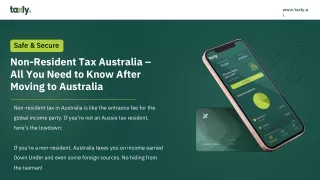 Non-Resident Tax Australia – All You Need to Know After Moving to Australia