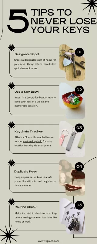 5 Tips to Never Lose Your Keys