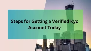 Prerequisites for KYC Verification | Any KYC Account