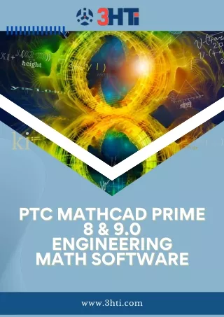 PTC Mathcad Prime 8 & 9.0 Engineering Math Software