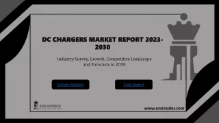 DC Chargers Market Size, Outlook and Opportunities