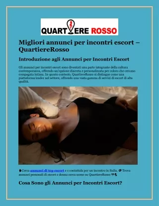 Annunci Gay - Quartiererosso