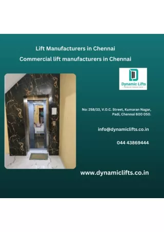 Lift Manufactures in Chennai-pdf