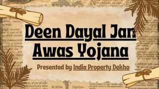 Deen Dayal jan awas yojana gurgaon