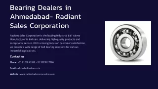 Ball Bearing, Ball Bearing Supplier and Dealers in Ahmedabad