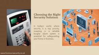 Choosing the Right Security Solution