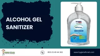 alcohol gel sanitizer