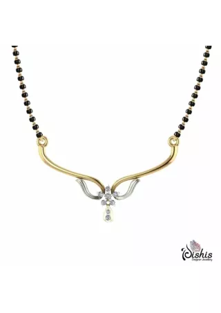 Anaya Diamond Mangalsutra by Dishis Designer jewellery.