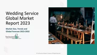Wedding Service Market Latest Trends, Future Growth And Forecast 2024-2033