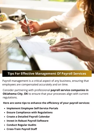 Tips For Effective Management Of Payroll Services