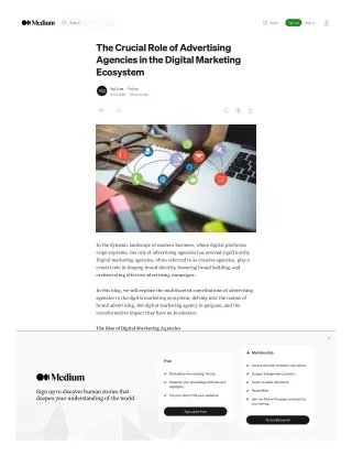 The Crucial Role of Advertising Agencies in the Digital Marketing Ecosystem