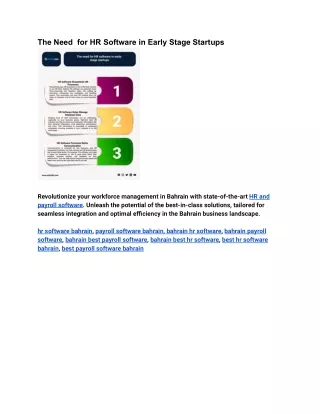 bahrain hr software