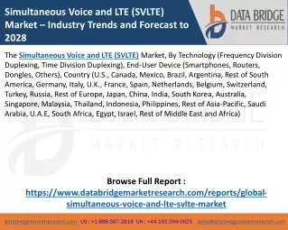 Simultaneous Voice and LTE (SVLTE) Market