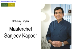 Vegetarian Recipe by Master Chef Sanjeev Kapoor