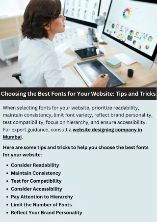 Choosing the Best Fonts for Your Website: Tips and Tricks