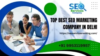 Top Best SEO Marketing Company in Delhi