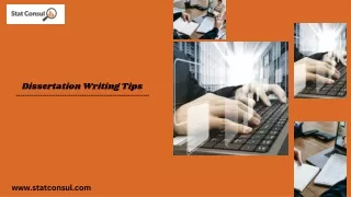 Dissertation Writing Tips