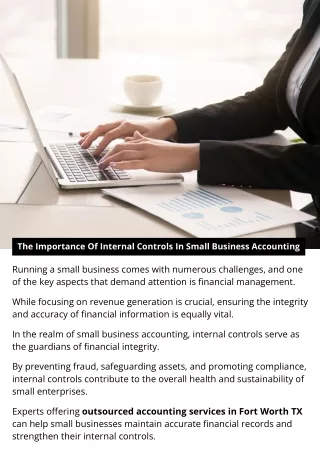 The Importance Of Internal Controls In Small Business Accounting