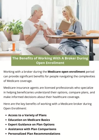 The Benefits of Working With A Broker During Open Enrollment
