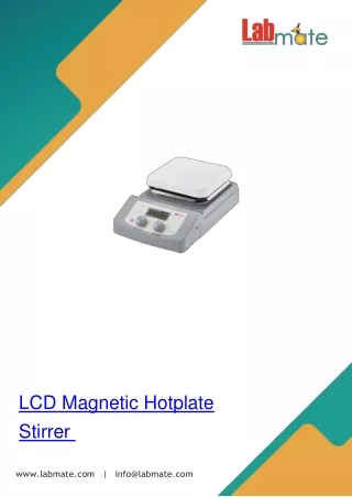 LCD-Magnetic-Hotplate-Stirrer