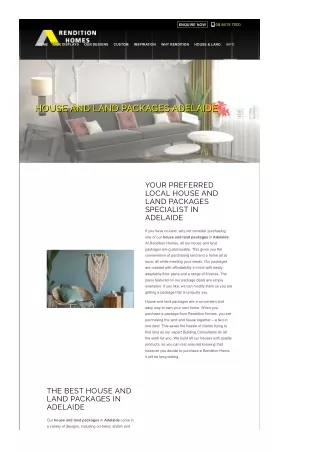 House & Land Packages Adelaide