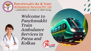 Gain Professional Medical Team with Panchmukhi Train Ambulance Services in Patna and Kolkata