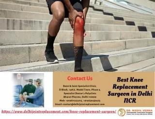 Best Knee Replacement Surgeon in Delhi NCR