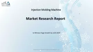Injection Molding Machine Market - Global Trend and Outlook to 2030