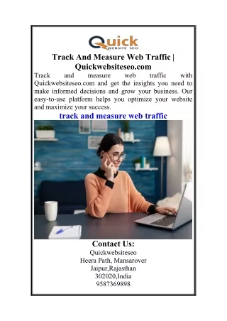 Track And Measure Web Traffic  Quickwebsiteseo.com