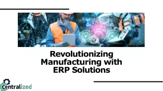 manufacturing erp Software