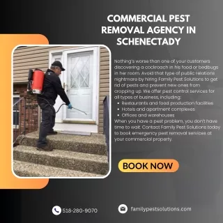 Commercial Pest Removal Agency in Schenectady